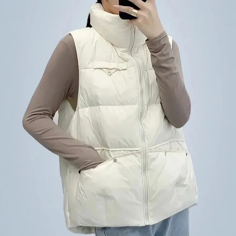 Winter Clothing On Sale Women'S - Chaleco de algodón acolchado suelto para