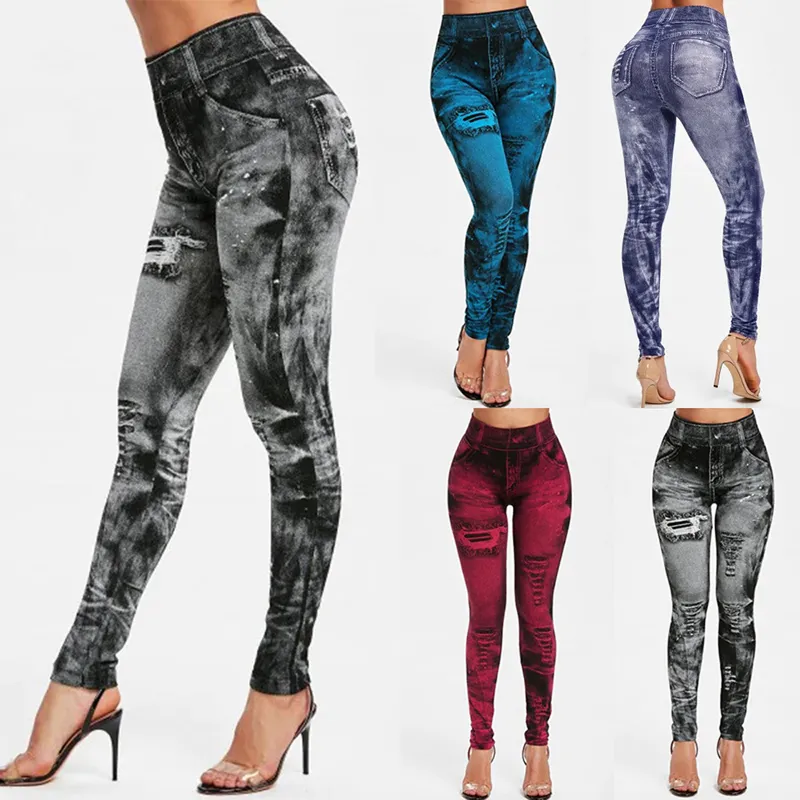 Winter Clothing On Sale - Mallas elásticas de imitación para mujer,