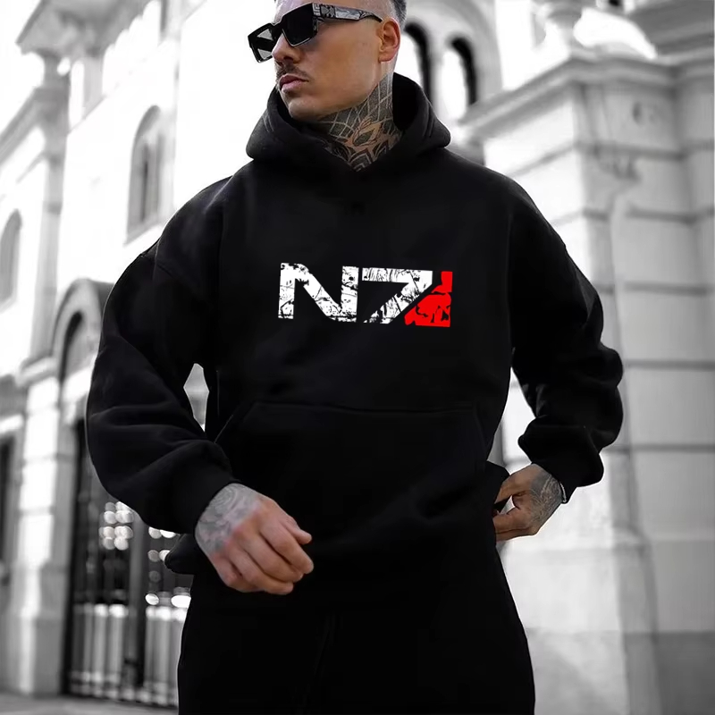 Winter Clothing Men Style - Sudadera con capucha deportiva informal para