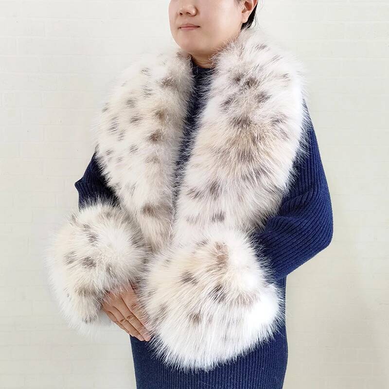 Winter Clothing Online - Bufanda grande de piel de zorro