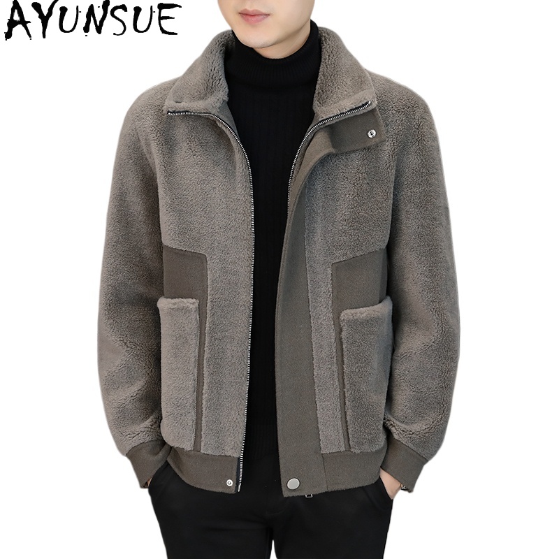 Winter Clothing Men Style - AYUNSUE, abrigos de lana de 100%