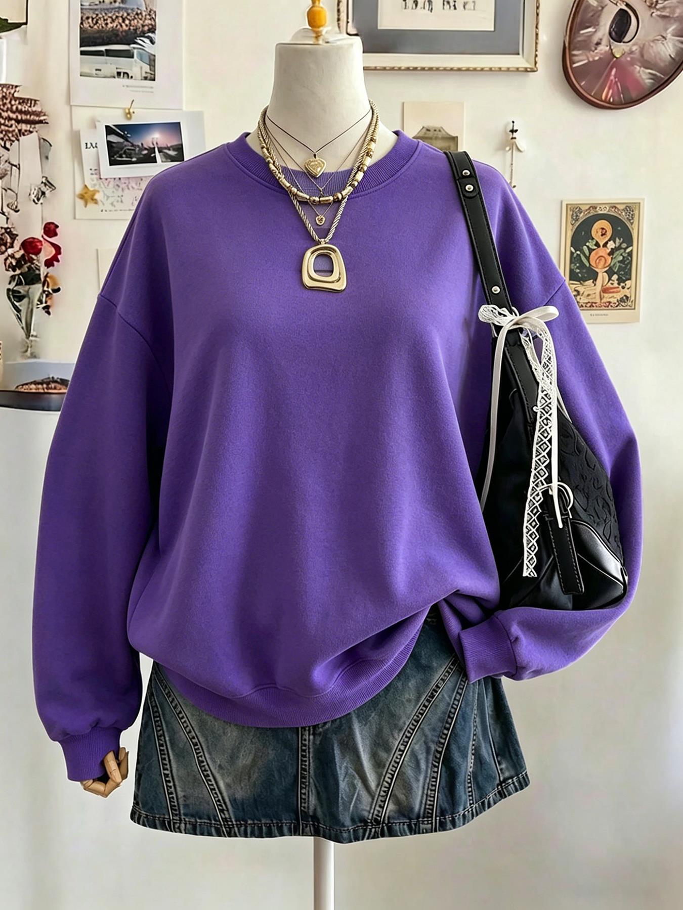 Winter Clothing On Sale Women'S - En liquidación, sudadera informal negra con