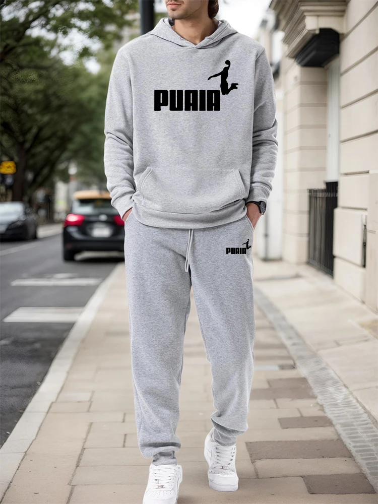 Winter Clothing For Men - Conjunto para Hombre/Sudadera con Capucha/Pantalones 2026