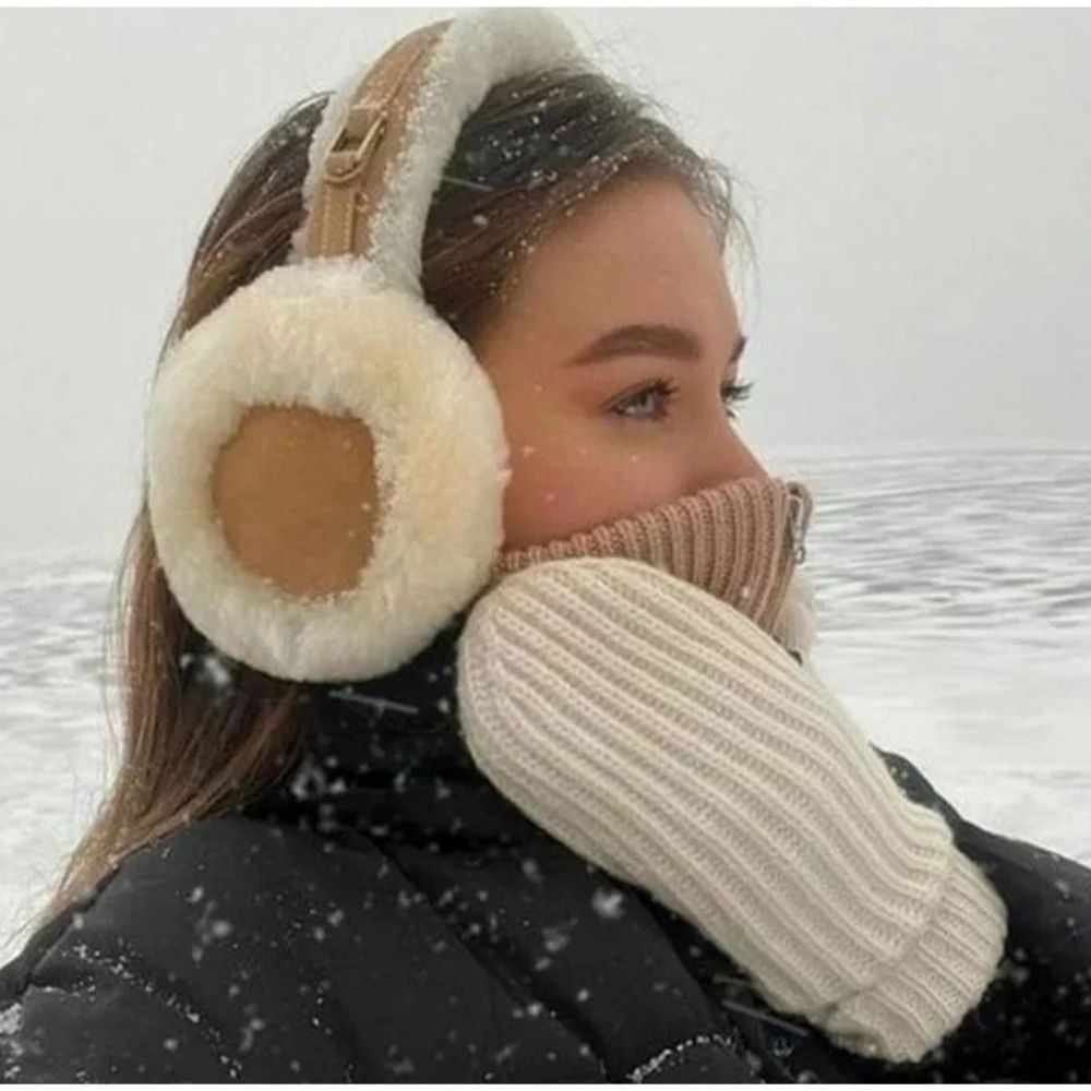 Ear Muff Foldable - Orejeras de felpa para hombres y