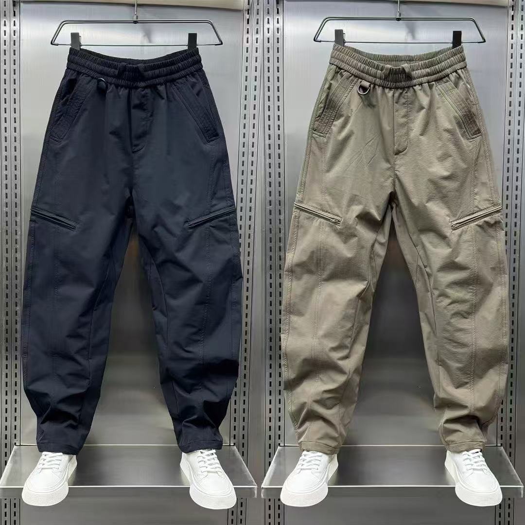Nuevos pantalones informales p - Winter Clothing Men Style reseña y precio