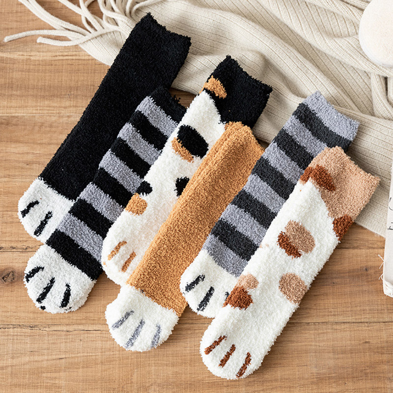 Calcetines cálidos y esponjoso - Winter Clothing Youtube reseña y precio