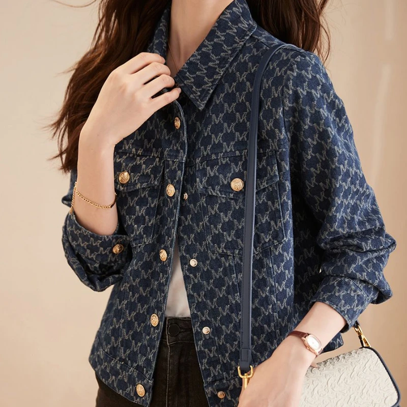 Chaquetas vaqueras azules con  - Winter Clothing On Sale Women'S reseña y precio