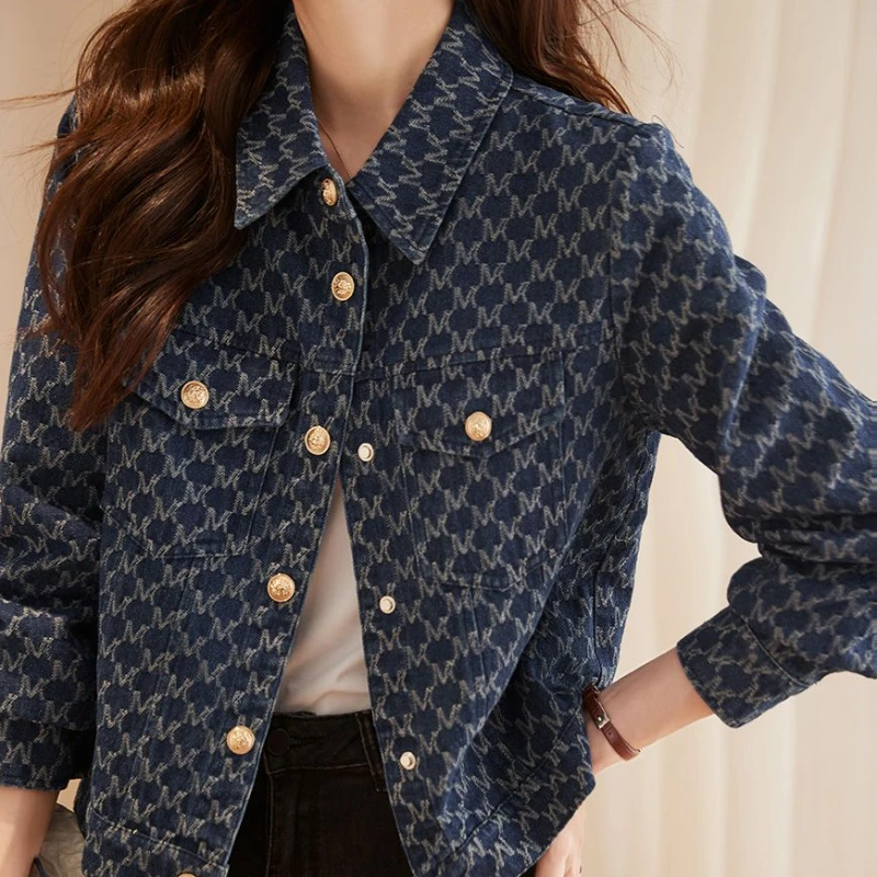 Chaquetas vaqueras azules con  - Winter Clothing On Sale Women'S reseña y precio
