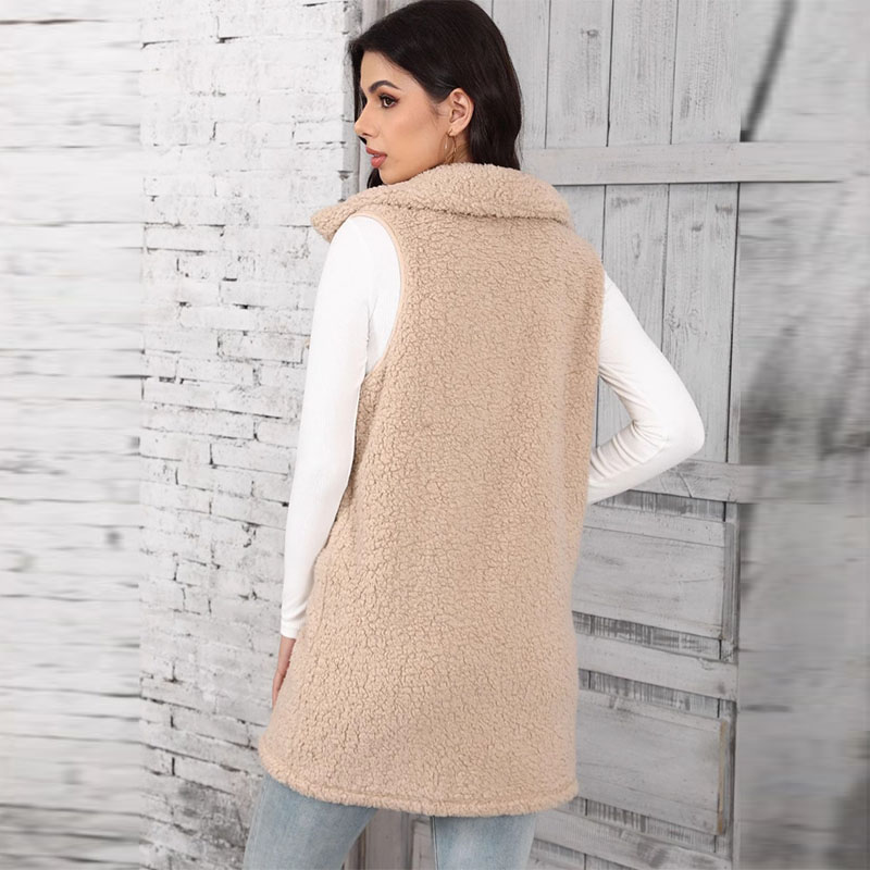 Chalecos de felpa de cordero p - Winter Clothing On Sale Women'S reseña y precio