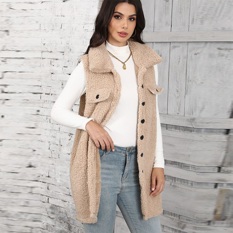 Chalecos de felpa de cordero p - Winter Clothing On Sale Women'S reseña y precio