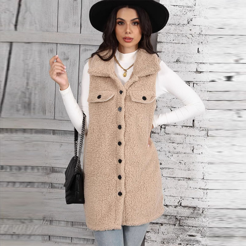 Chalecos de felpa de cordero p - Winter Clothing On Sale Women'S reseña y precio