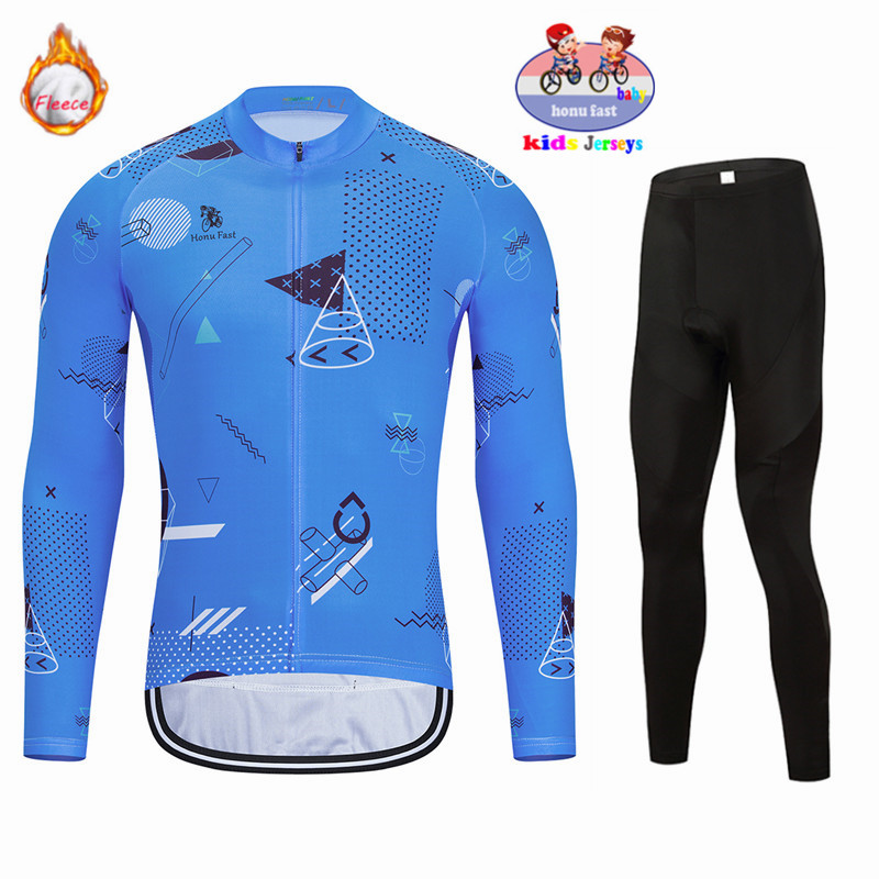 Conjuntos de Jersey de ciclism - Winter Clothing Kids Sale reseña y precio
