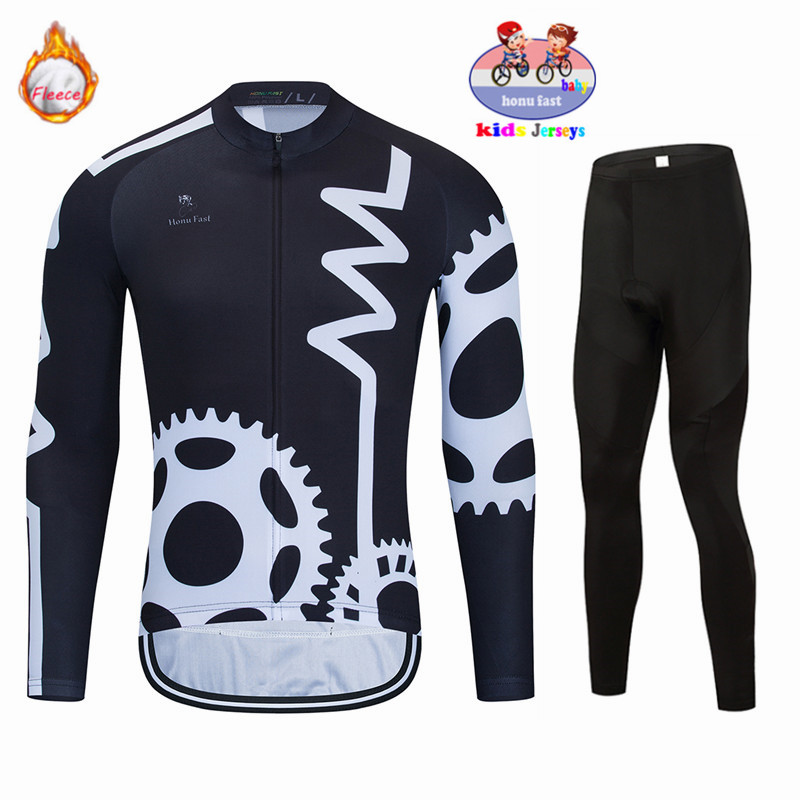 Conjuntos de Jersey de ciclism - Winter Clothing Kids Sale reseña y precio