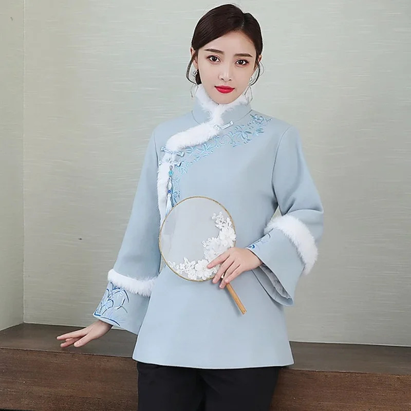 Tops Cheongsam para mujer, rop - Winter Clothing Youtube reseña y precio