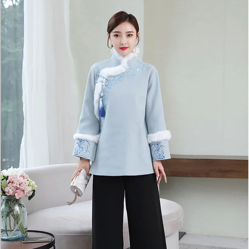 Tops Cheongsam para mujer, rop - Winter Clothing Youtube reseña y precio