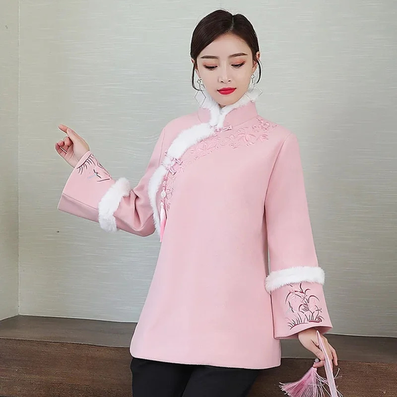 Tops Cheongsam para mujer, rop - Winter Clothing Youtube reseña y precio