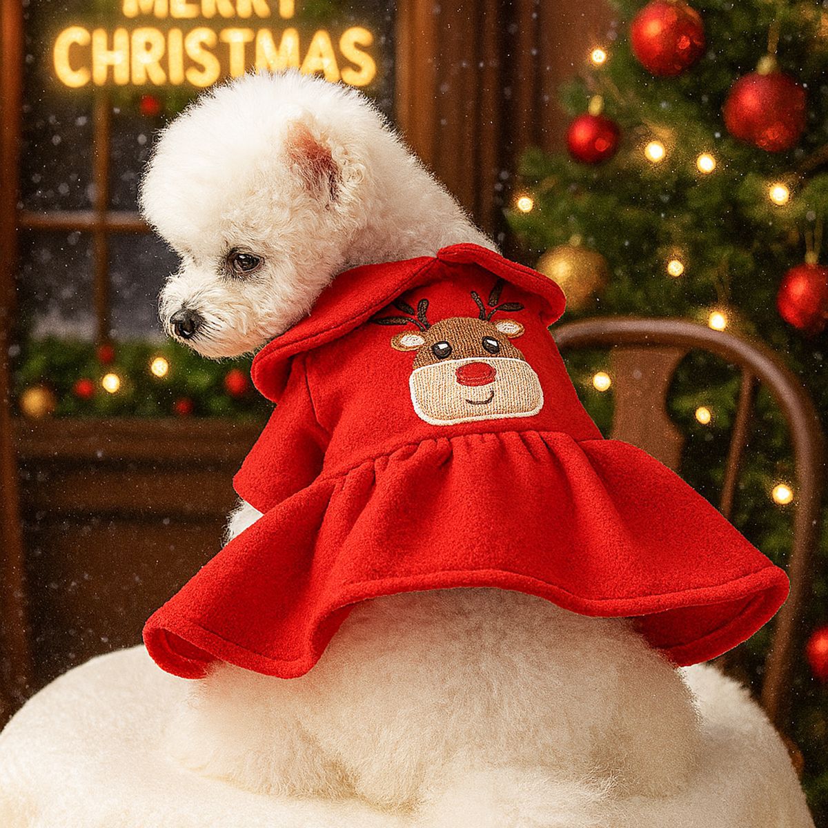 Ropa navideña para perros, rop - Winter Clothing For Dogs reseña y precio