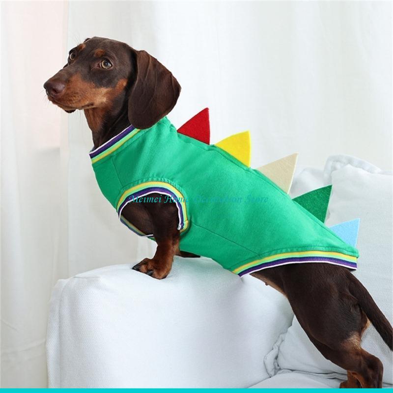 Chaleco disfraz con tema dinos - Winter Clothing For Dogs reseña y precio