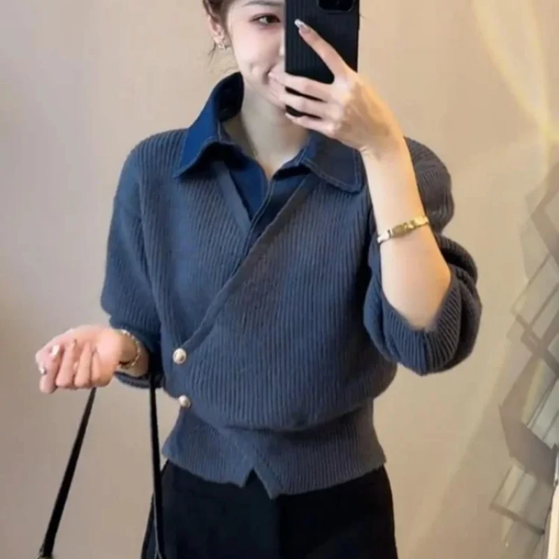 Polo de punto holgado para muj - Winter Clothing On Sale reseña y precio