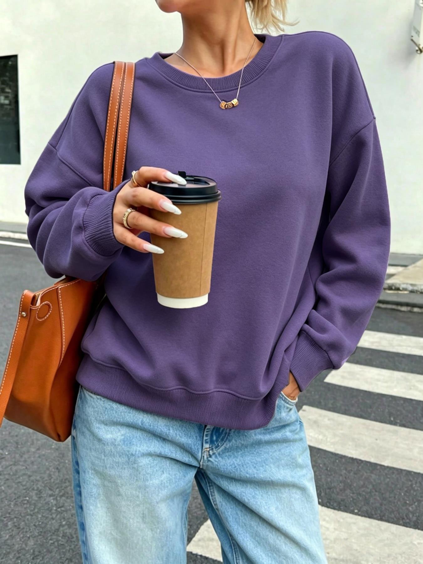 Sudaderas informales sólidas p - Winter Clothing On Sale Women'S reseña y precio