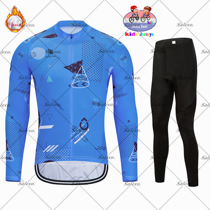 Conjunto de Jersey de ciclismo - Winter Clothing Kids Sale reseña y precio