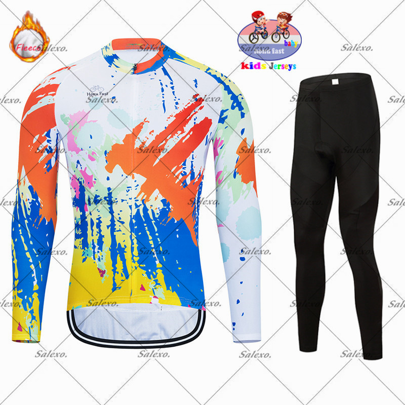 Conjunto de Jersey de ciclismo - Winter Clothing Kids Sale reseña y precio