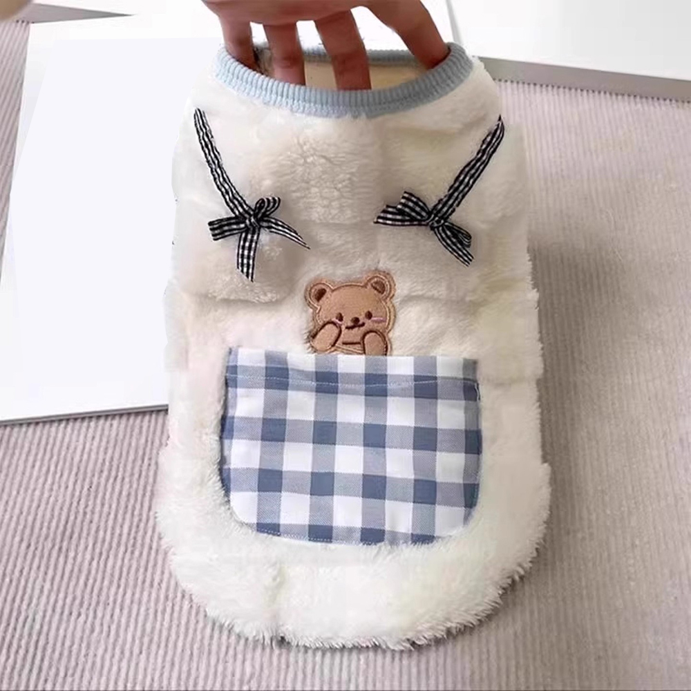 Lindo Chaleco de Felpa para Ga - Winter Clothing For Dogs reseña y precio