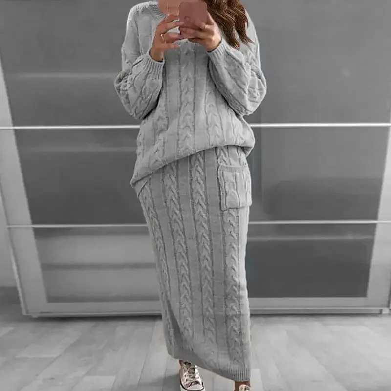 Conjunto de suéter para mujer, - Winter Clothing Online reseña y precio