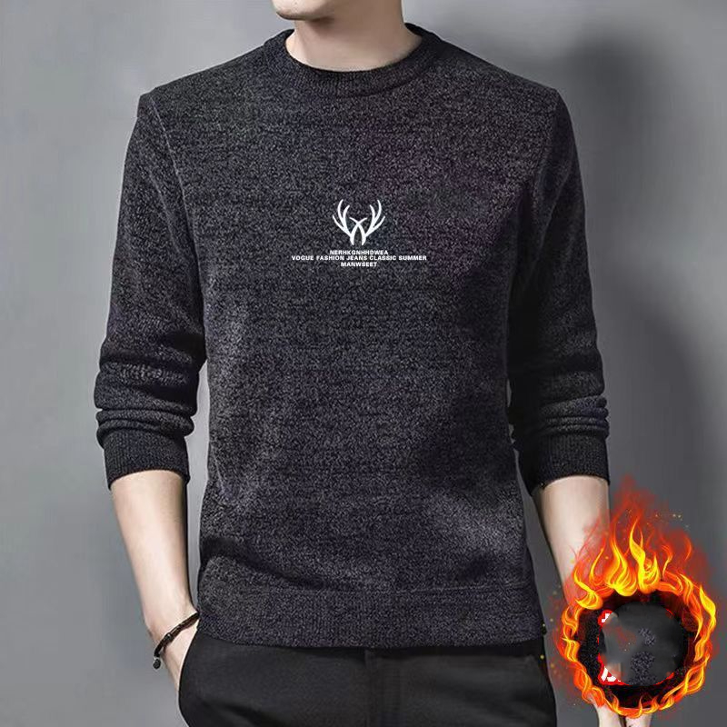 Jersey de manga larga con cuel - Winter Clothing Men Style reseña y precio