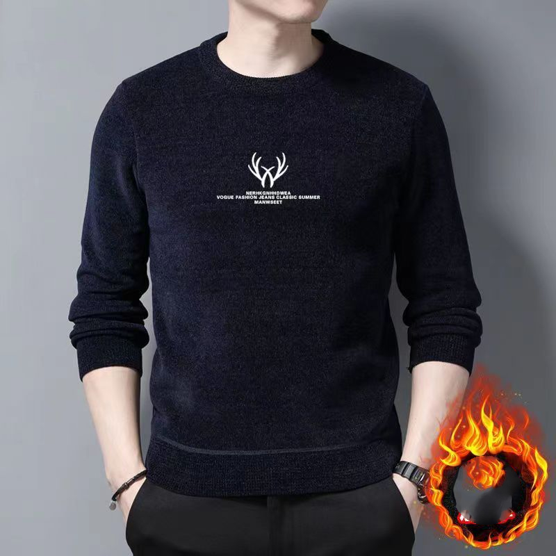 Jersey de manga larga con cuel - Winter Clothing Men Style reseña y precio