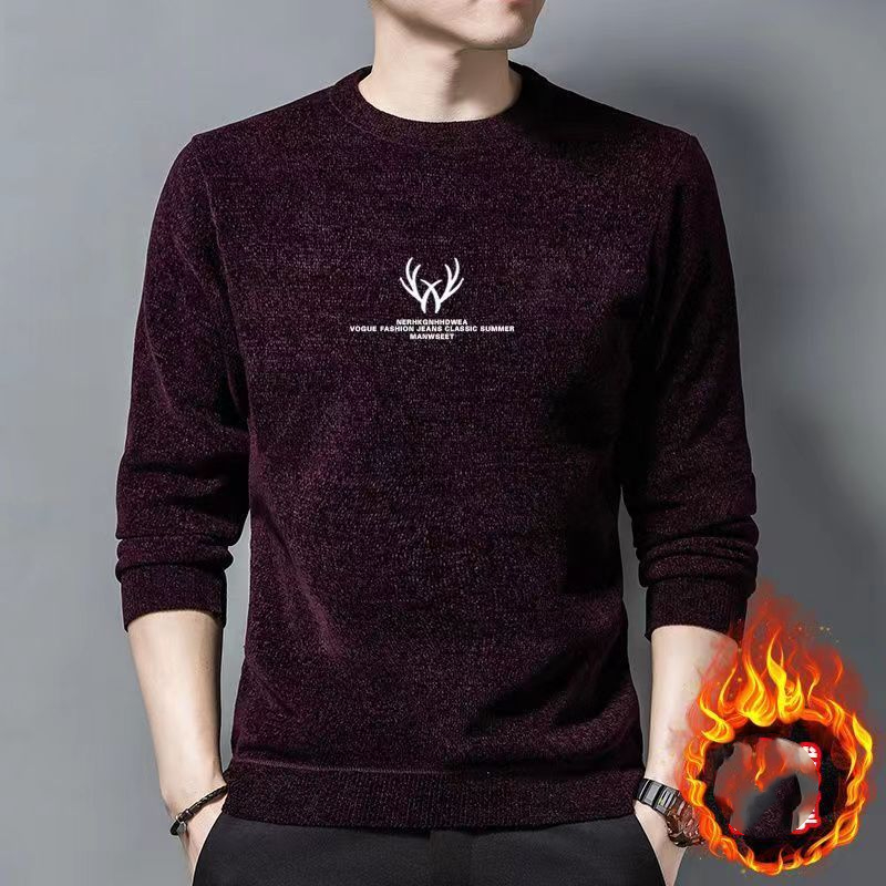 Jersey de manga larga con cuel - Winter Clothing Men Style reseña y precio