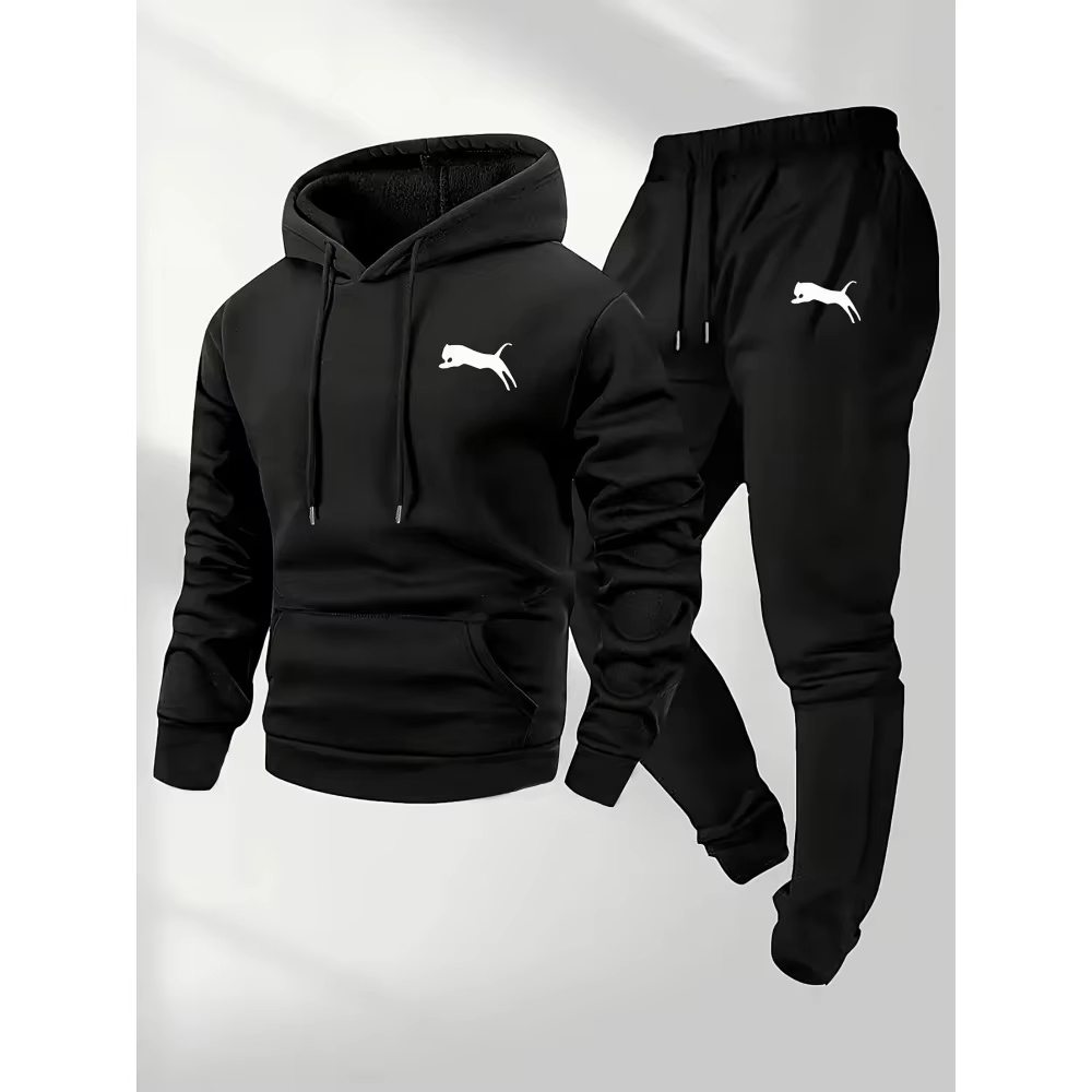 Conjunto de Sudadera con Capuc - Winter Clothing For Men reseña y precio